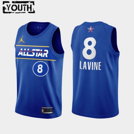 NBA Chicago Bulls Trikot Zach LaVine 8 2021 All-Star Jordan Brand Blau Swingman - Kinder